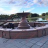 Гранитный фонтан в Литве