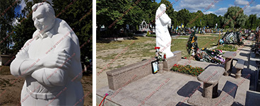 Меморіальна скульптура пам'ятник із мармуру м. Київ